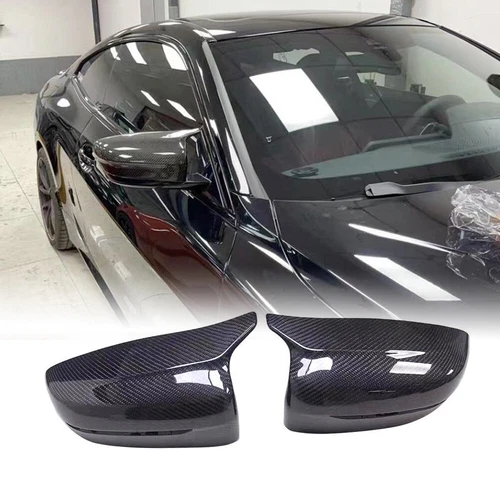 For BMW G22 G23 420i 430i 2021 Carbon Fiber Side Mirror Cover Caps Replacement