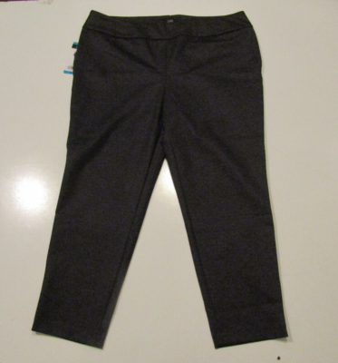 DALIA Womens Gray Black Stone Narrow Leg Pullon Stretch Dress Pants NWT XXL  | eBay