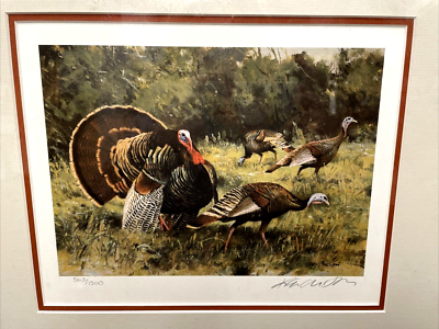 1987 Texas Wild Turkey Print & Stamp, Original | eBay