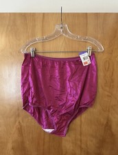 Vanity Fair Nylon Brief Panties Vintage Underwear FUCHSIA Bold 915721 NWT Size 8