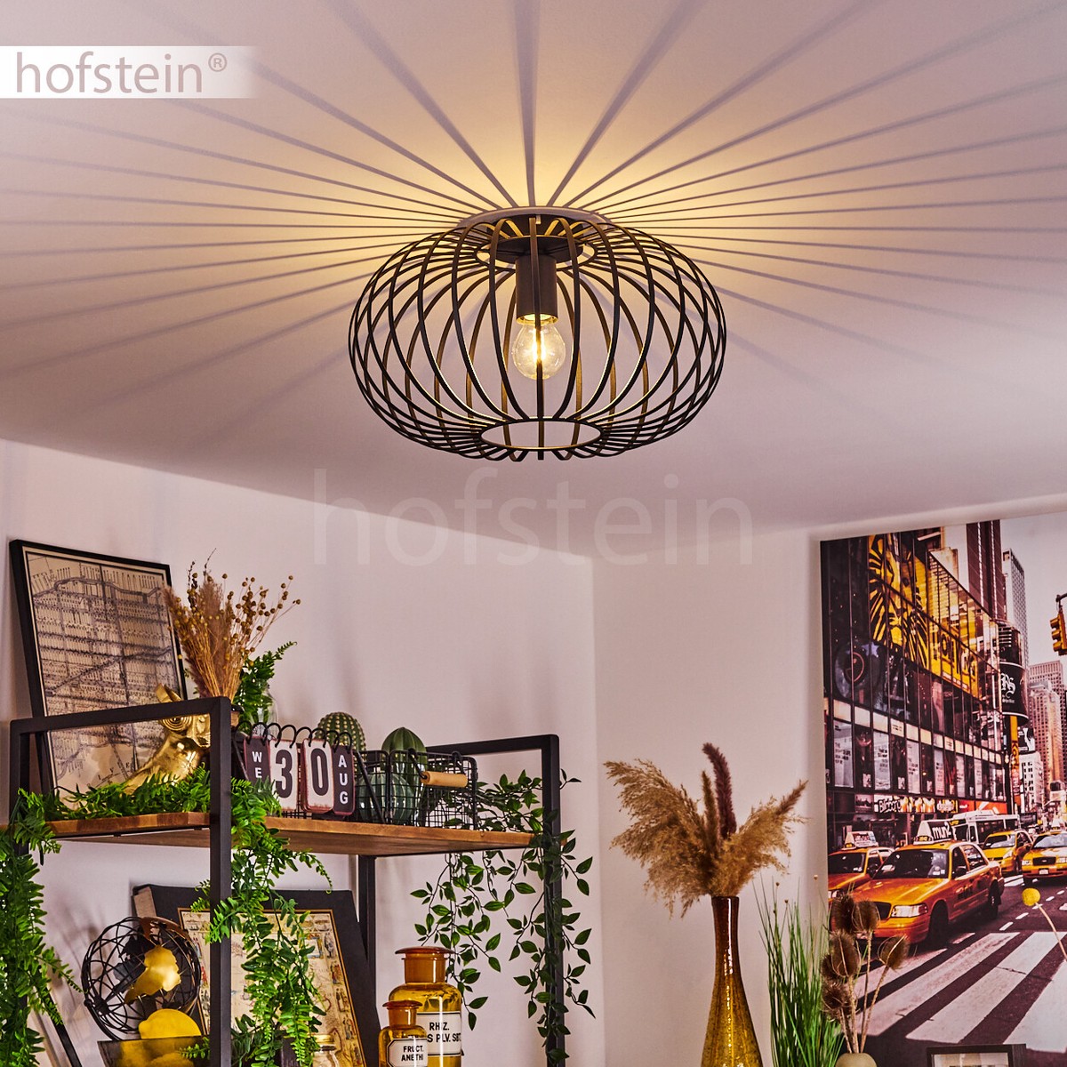LED Deckenleuchte 6 flammig Deckenstrahler Nickel matt Chrom Alu Deckenlampe, 5 Arme, 6x LED warmweiß, 43x6cm, Wohnzimmer Flur Schlafzimmer LED Deckenleuchte 6 flammig Deckenstrahler Nickel matt Chrom Alu Deckenlampe, 5 Arme, 6x LED warmweiß, 43x6cm, Wohnzimmer Flur Schlafzimmer
