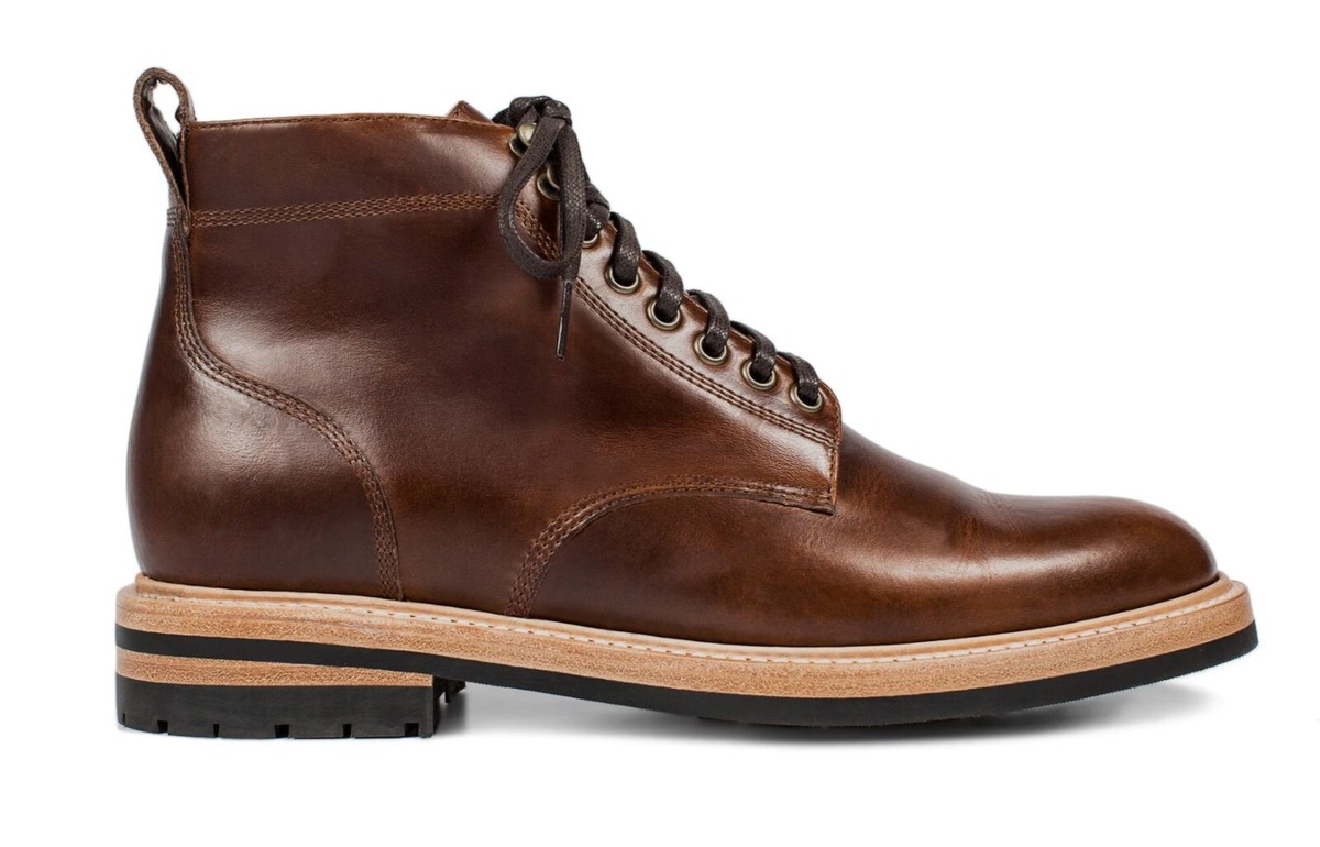 Brown trench boot Oak Street x ButterScotch - 93 Cap Toe Trench Boot main image 4