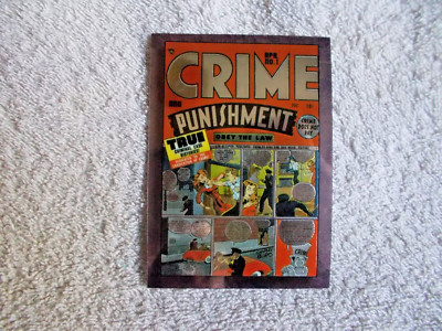 Golden Age of Comics 1995 ''CRIME & PUNISHMENT #1'' #82 Trading Card CHR