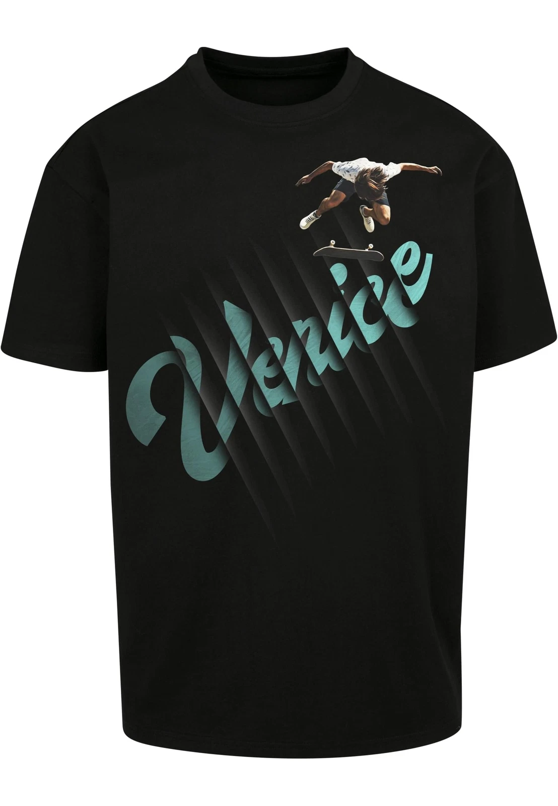 Mister Tee Venice Oversize T-Shirt Top Skateboard Print America