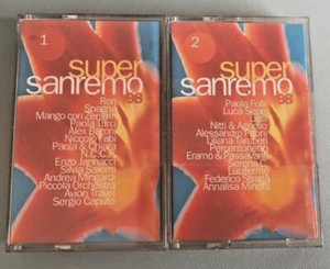 Musikkassette - Super Sanremo '98 - 2 Musikkassetten - WEA 1998