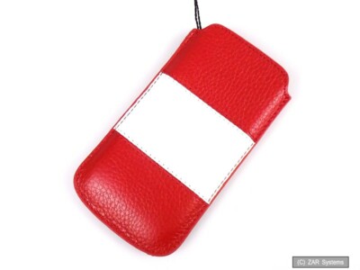 Galeli G-IP5SEYWM14-10 Flagge Österreich Hülle Case Echt Leder f. iPhone 5 5s 5c