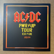 AC/DC Power Up Tour 2024 London Official Tour Programme New