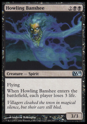 Magic the Gathering MTG Howling Banshee (100) Magic 2011   LP