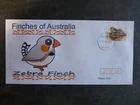 AUSTRALIA 2018 FINCHES PRIVATE ILLUSTRATED FDC FIRST DAY COVER ZEBRA FINCH