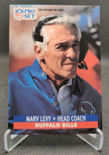 1991 Pro Set #90 Marv Levy Buffalo Bills football card