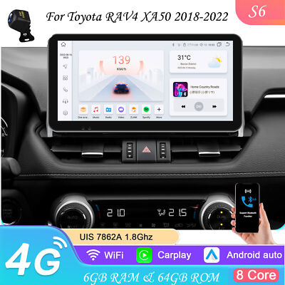Car Radio for Toyota RAV4 2020 10.33''HD Car Video Player GPS 6+64GB Carplay Cam