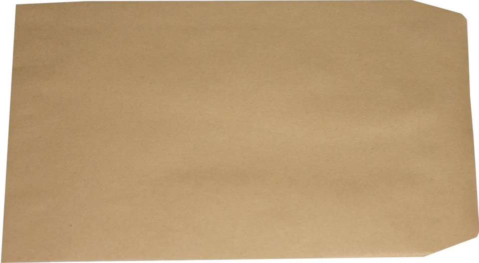 50 St. Versandtaschen B5, braun ohne Fenster 250x176 mm Briefumschläge SK