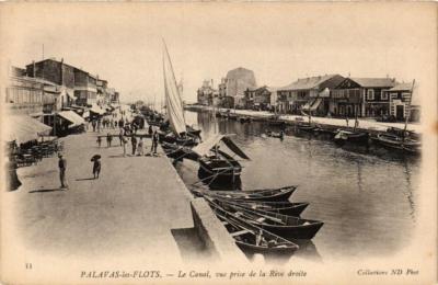 CPA WORDAS-les-FLOTS Der Kanal Ansicht vom rechten Ufer (686875)