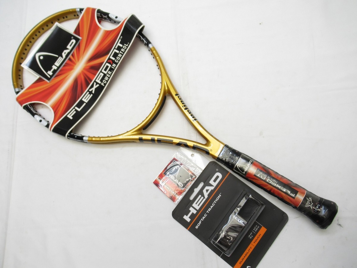 SMILE F. HEAD FLEXPOINT 10 硬式テニスラケット NOS* HEAD FLEXPOINT INSTINCT MIDPLUS TENNIS RACQUET (4 1/2) +