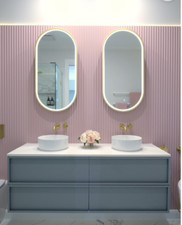 Fluted Decorative Paneling MDF Paintable Panelling 3D Panels Wood Wall Panels.