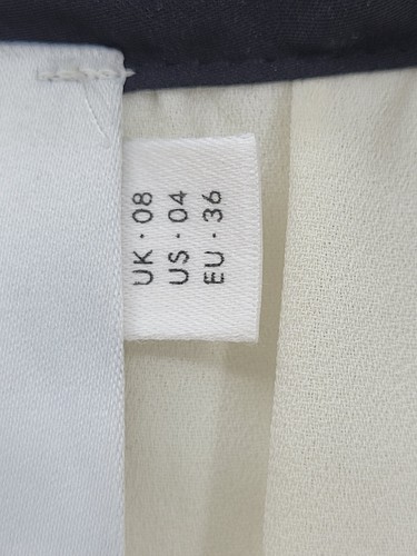 HD in Paris Anthropologie Top Womens 8 Ivory Satin Embroidered Flounce Sleeve - Picture 5 of 10