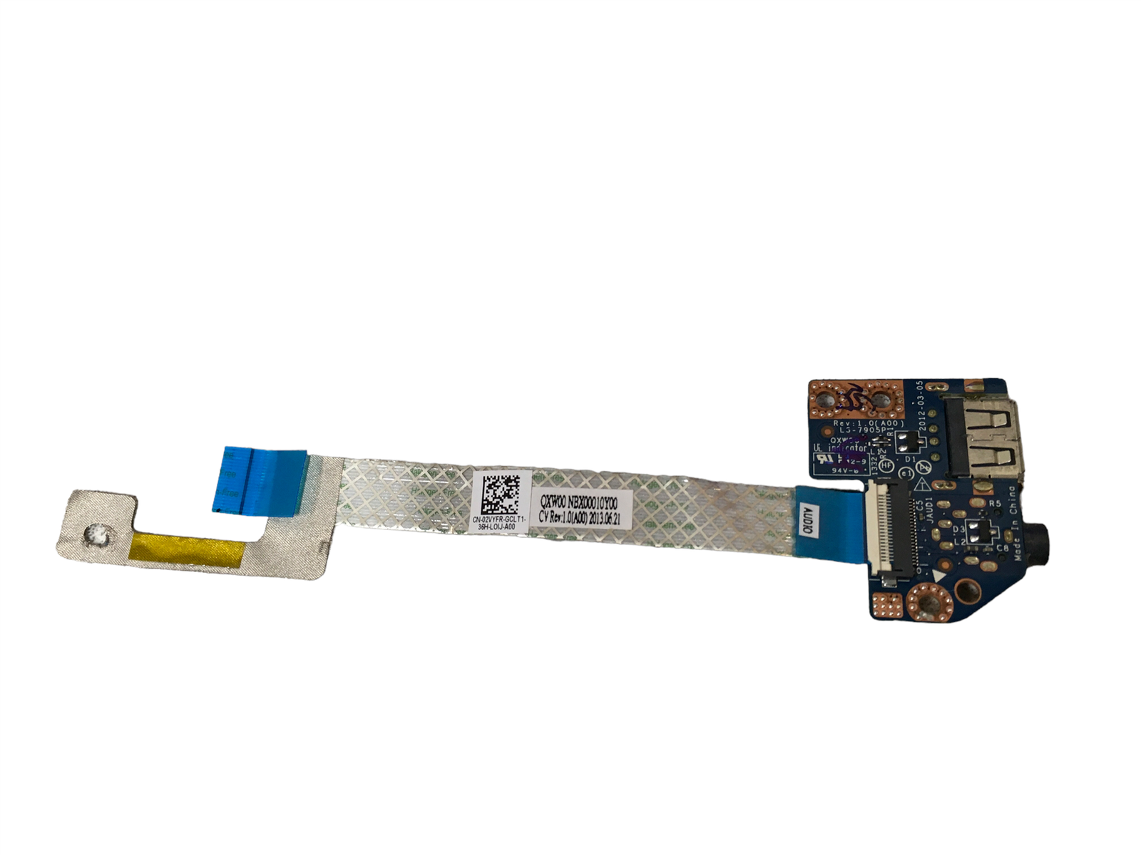 Dell Latitude E5430 Laptop Usb Port Board W Audio And Cable 02vyfr 2vyfr 