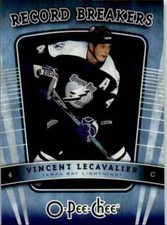 2007-08 O-Pee-Chee Record Breakers Vincent Lecavalier #RB4