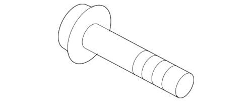 Tornillo de ensamblaje de la bomba de agua para Ford (N/P -W503278-S437)
