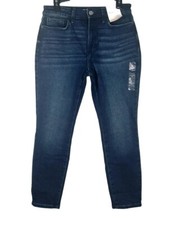 Lauren Conrad Jeans Women's Size 10 Blue Dark Wash Curvy Skinny High-Rise NEW