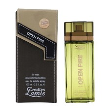 OPEN FIRE Men's Cologne 3.3 Oz EDT Spray Creation Lamis Deluxe Limited Edition