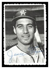 1969 TOPPS DECKLE EDGE JIM FREGOSI #5 CALIFORNIA ANGELS HIGHER GRADE NO CREASES