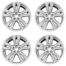 Jaguar Xj 2010-2019 19 Factory Oem Rear Wheels Rims Staggered Set Toba Silver