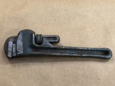 Vintage Grey Heavy Duty 8" Craftsman Pipe Wrench 5567 Made in USA