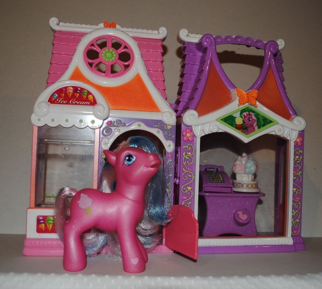 как выглядит Hasbro My Little Pony Cotton Candy- - ICE CREAM SHOP with cash register фото