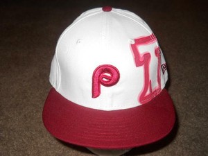 Philadelphia Phillies Stencil 59fifty New Era Size 7 3 8 Hat Cap New Ebay