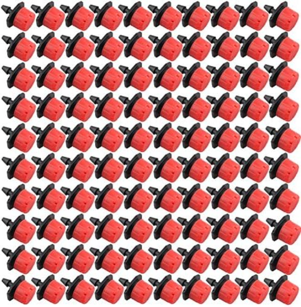 100 pz 0-70L/h Plastica Regolabile Micro Irrigazione Irrigazione Strumento Antii