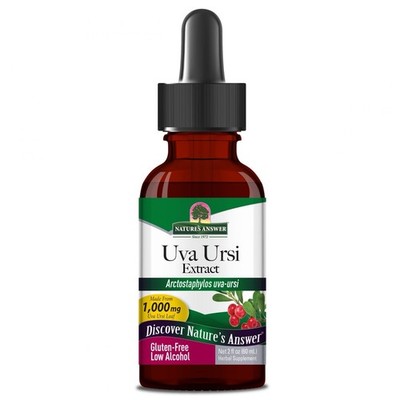 Nature's Answer Uva Ursi Leaf Liquid Drops with Organic Alcohol, 1000mg