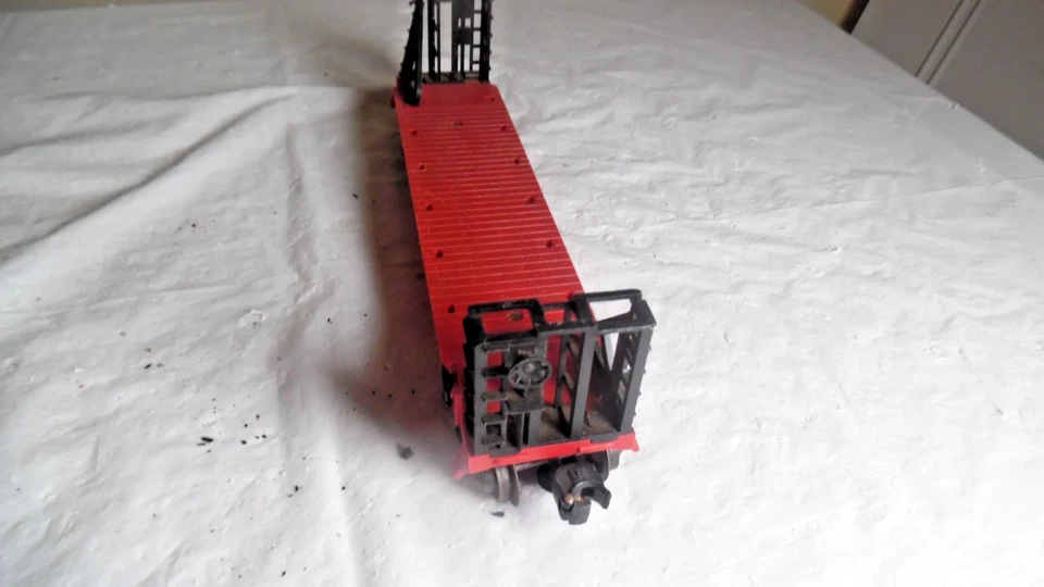 Lionel 6477 Vintage 0/027 Pipe Car No Pipes -Used -As is - Image 4 of 4