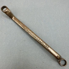 Vintage Indestro 3/8” X 7/16” Double Box Wrench No 730 USA