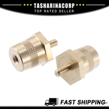 Piece of 2 M5 Battery Terminal Connector Post Adapter Stud Extender Screws Nuts