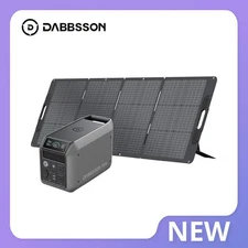Dabbsson 1000L Portable Power Station 1008Wh 1200W Generator w/210W Solar Panel