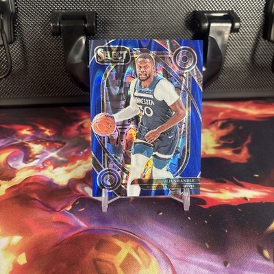 2024-25 Panini Select Courtside Julius Randle #206 Blue Tectonic Prizm /99