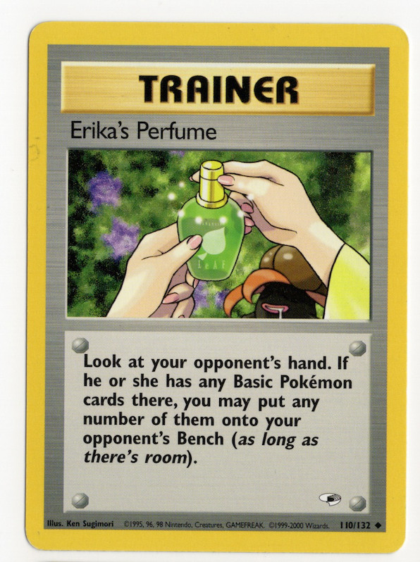 Erika's Perfume 110/132 Gym Heroes Pokemon Card