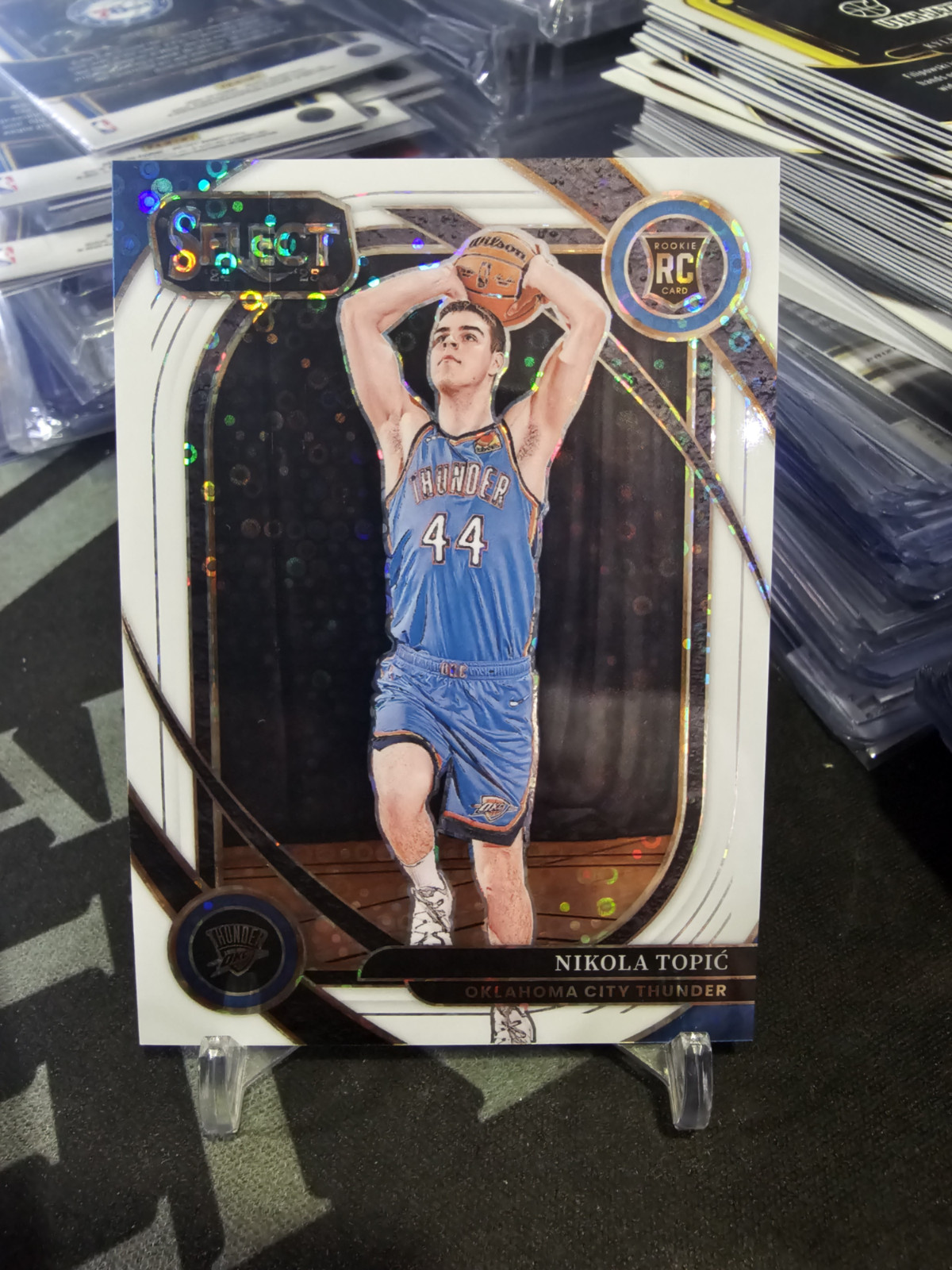 2024-25 Panini Select Nikola Topic Courtside #272 White H2 Disco 72/75 RC!
