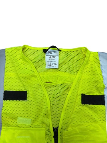 Milwaukee 48-73-5111 Klasse 2 Warnschutzweste gelb Mesh - S/M #2 - Bild 3 von 7