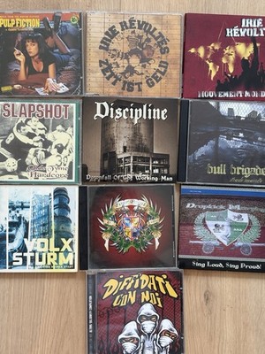CD Konvolut 10 St. - Bull Brigade, Volxsturm, Slapshot, Discipline