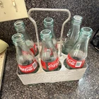 VINTAGE Coca-Cola Gray bottle Carrier with Handle,