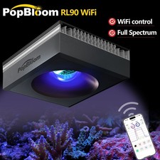 PopBloom RL90 WiFi Led Aquarium Light For 24" Saltwater Reef Coral Marine Tank
