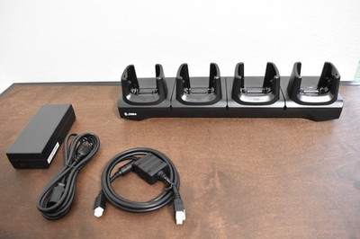 Zebra MC93 4 slot charger with cables. Charger Only does not Include Scanner.
