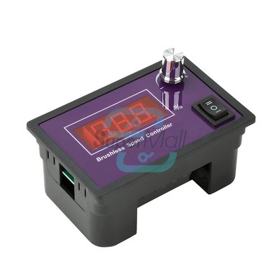 10-55V15A Brushless DC Speed Controller 3-Phase Motor Controller Forward/Reverse