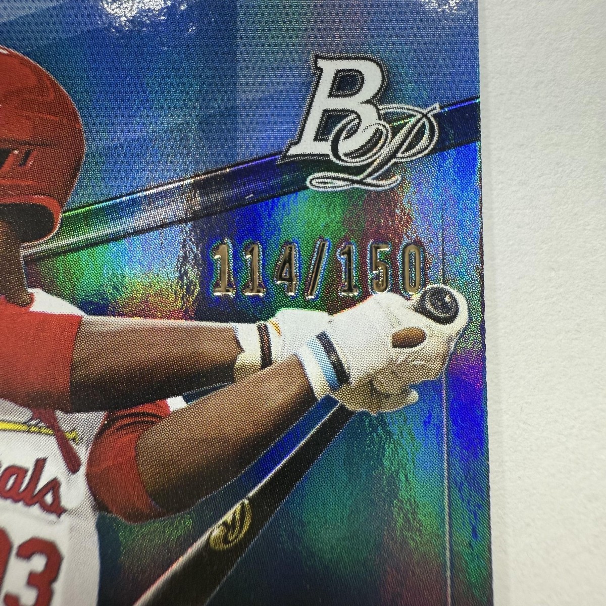 2021 Topps Bowman Platinum Jordan Walker Auto 114/150 St Louis