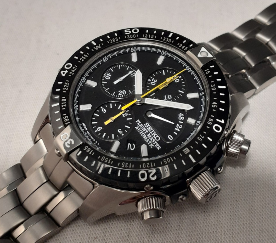 SEIKO PROSPEX TITANIUM FLIGHTMASTER AUTOMATIC CHR… - image 1