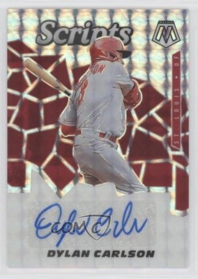 2021 Panini Mosaic Scripts Dylan Carlson #SCR-DC Rookie Auto RC 0k8m