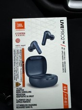 JBL Live Pro 2 TWS True Wireless Bluetooth Noise Cancelling Earbuds - Blue