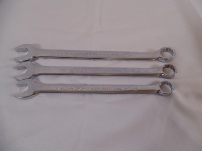Three Proto Anti-Slip Design Combo Wrenches 1216 1218 1220 1/2'', 9/16'' 5/8''